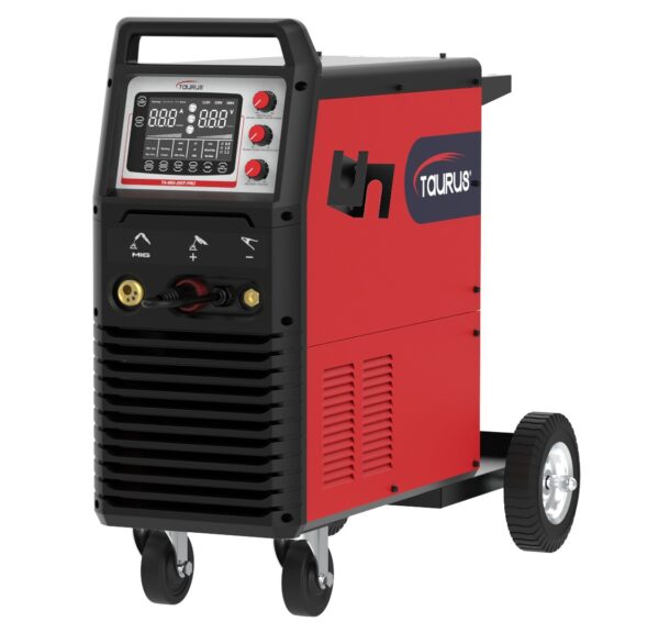 TAURUS MIG-250T-PRO MIG/MMA WELDING MACHINE – 250A – 220V + COMPACT TROLLEY + BZ25 TORCH