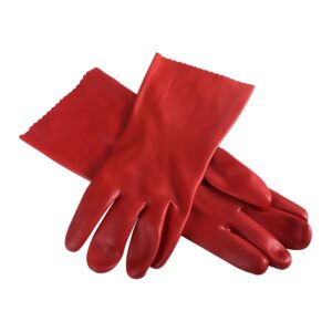 MASTER PVC RED GLOVE – OPEN CUFF 40CM