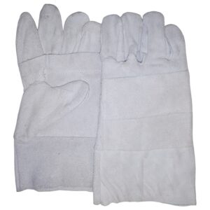 TAURUS GREY LEATHER GLOVES-DP-50MM