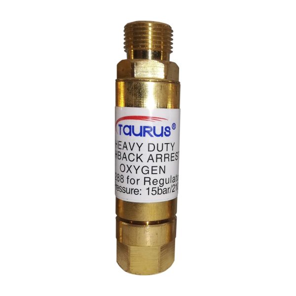 TAURUS HEAVY DUTY FLASHBACK ARRESTOR-OXY-REG-3/8