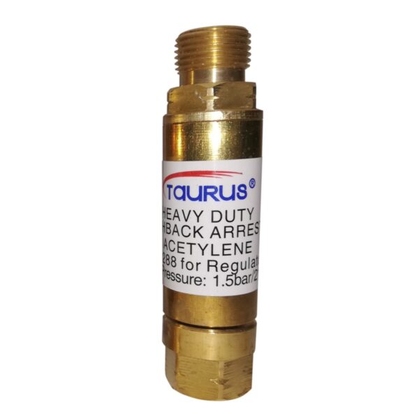 TAURUS HEAVY DUTY FLASHBACK ARRESTOR-ACY-REG-3/8
