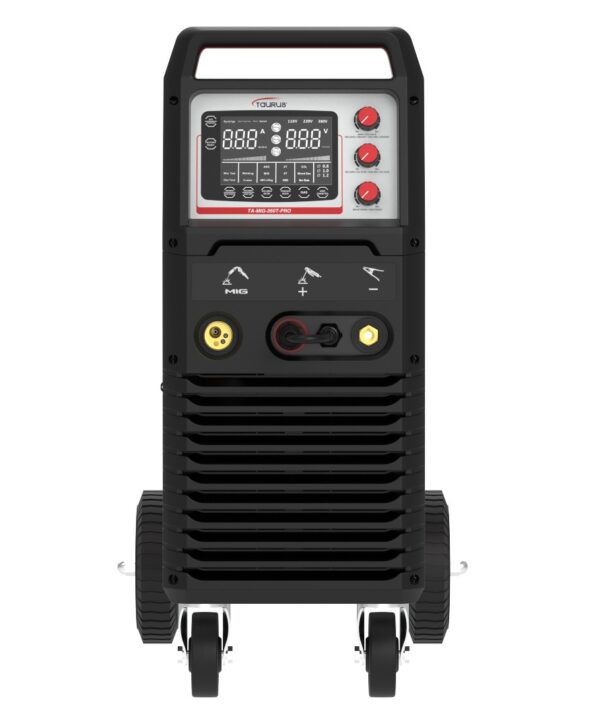 TAURUS MIG-350T-PRO MIG/MMA COMPACT TROLLEY WELDING MACHINE – 350A – 380V + BZ36 TORCH - Image 2