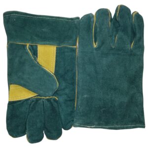 TAURUS GREEN LEATHER GLOVES-50MM