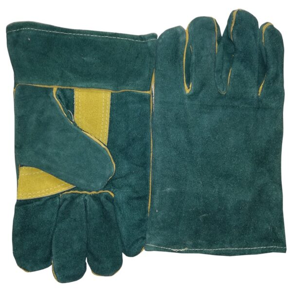 TAURUS GREEN LEATHER GLOVES-50MM