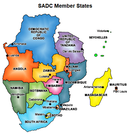 Intra Trade Africa Customer Base - SADC