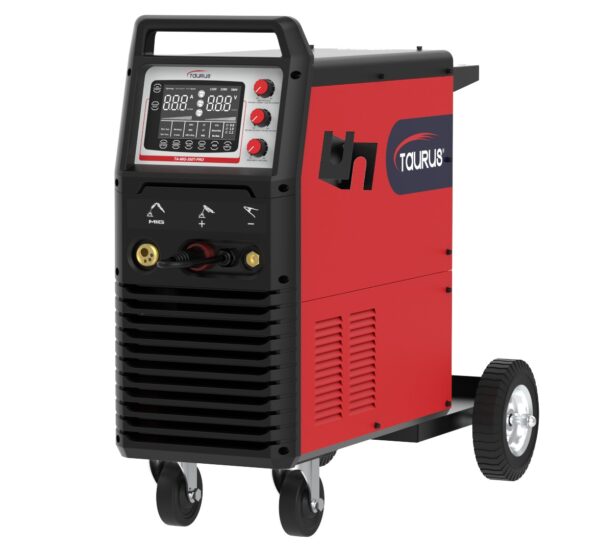 TAURUS MIG-350T-PRO MIG/MMA COMPACT TROLLEY WELDING MACHINE – 350A – 380V + BZ36 TORCH