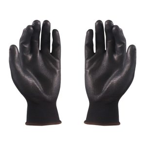 MASTER BLACK PU COATED FLEX GLOVE – SIZE 08
